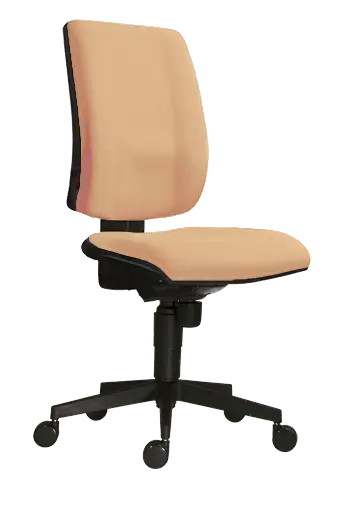 777 SYN židle kancelářská, koženka BLOOM B 027 - koženka krémová